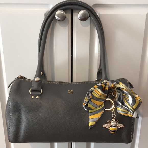 Kate Spade Grey Barrel Bag Vintage - Picture 2 of 15